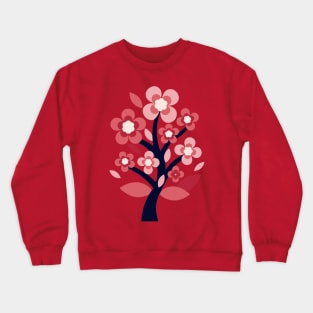 Cherry Blossoms Floral Spring Design Crewneck Sweatshirt